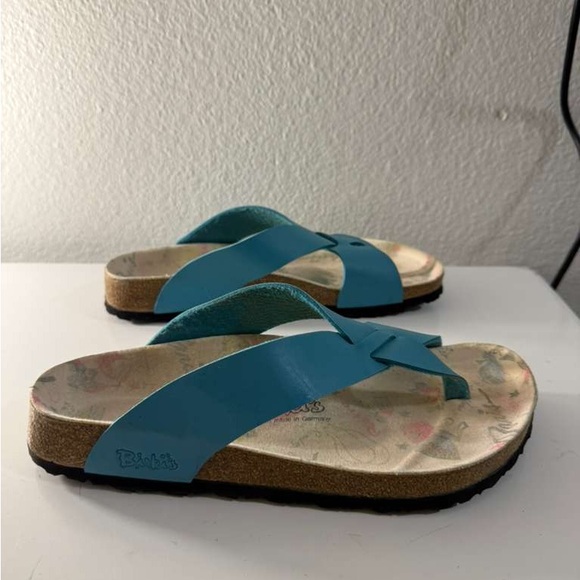 Birkenstock birkis Blue Cross-Strap Sandals - Picture 5 of 8